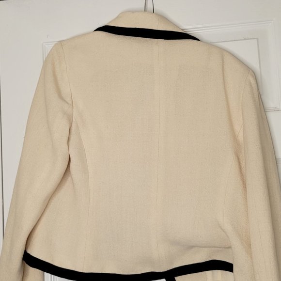 Lauren: Vintage Ralph Lauren  Linen Women Business Jacket - Picture 2 of 9